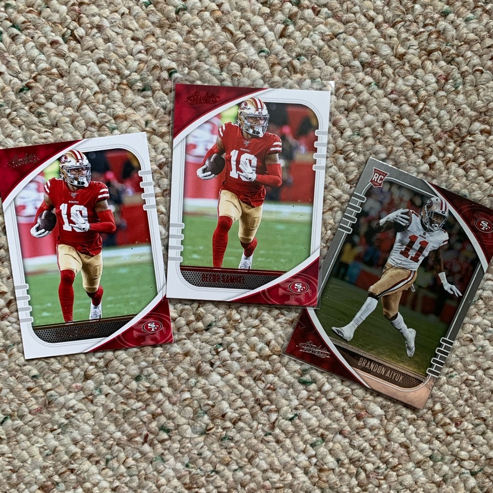 49ers NFL Card Lot (5) Deebo Aiyuk Sherman Panini